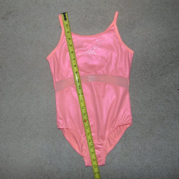 Cat & Jack Shiny Peach Leotard L(10-12) - Picture 5 of 6